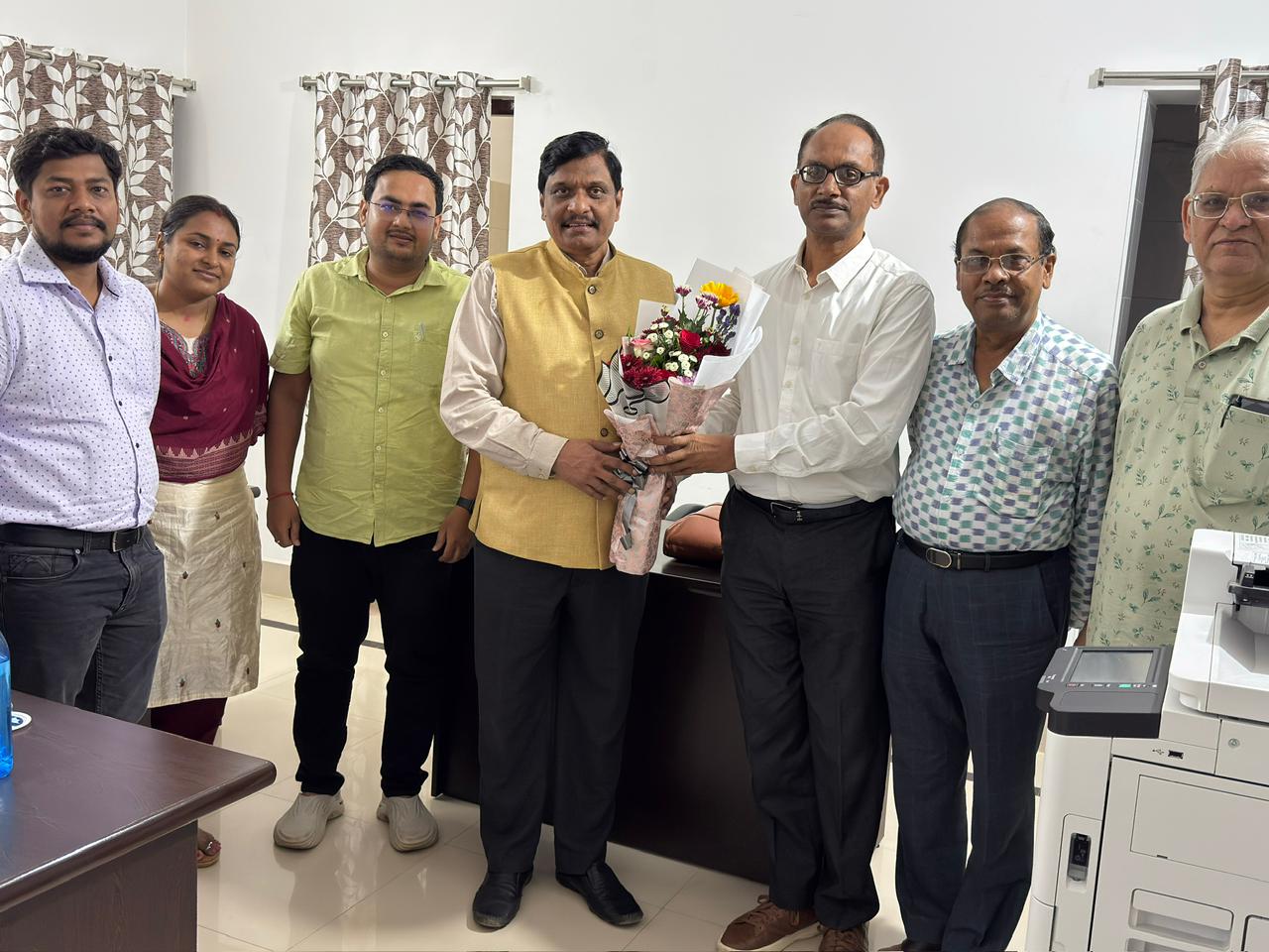 NK India’s MD Dr. G Sampath Kumar’s visit at Water Resources Design office in Bhubaneswar.